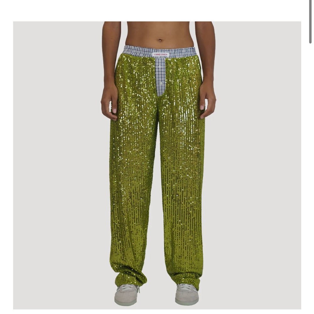 Hand Over Boxer Style Pant
